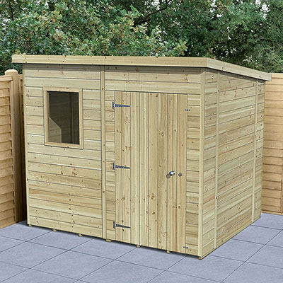 8x6 Forest Premium Tongue & Groove Pressure Treated Pent Shed