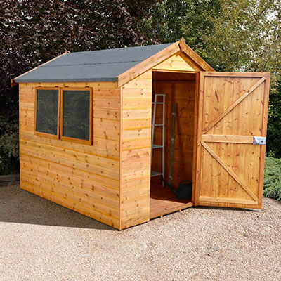 8' x 6' Shed Republic Ultimate Heavy-Duty Shed with Single Door