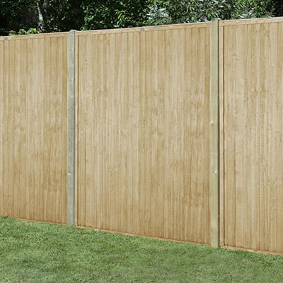Forest 6' x 6' Pressure Treated Vertical Closeboard Fence Panel - Click HERE to View