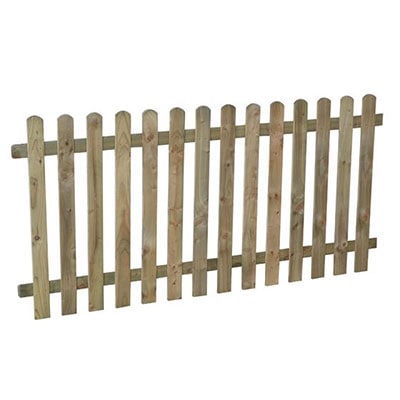 a 6x3 heavy-duty picket fence panel