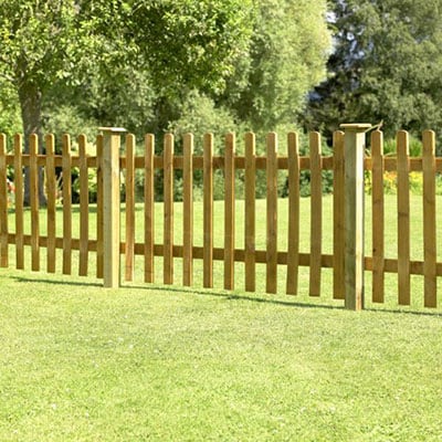 6x3 pale picket fencing