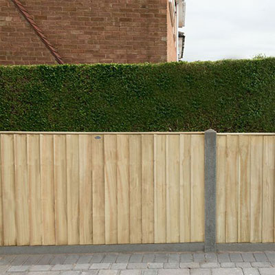 6x4 pressure-treated closeboard fence panels