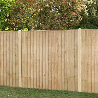 a 6x5 closeboard fence run