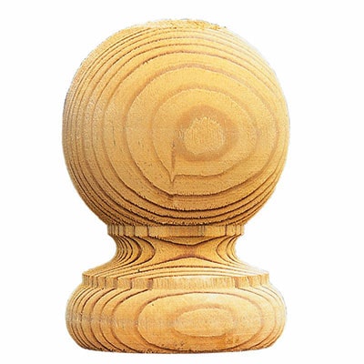 Forest Pk of 2 Ball Finials and Post Caps