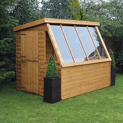 6x6 Traditional Wooden Potting Garden Shed