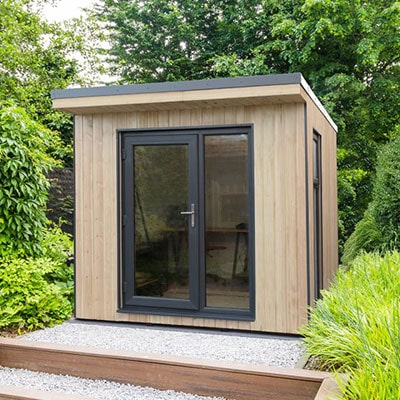 a small, insulated garden office