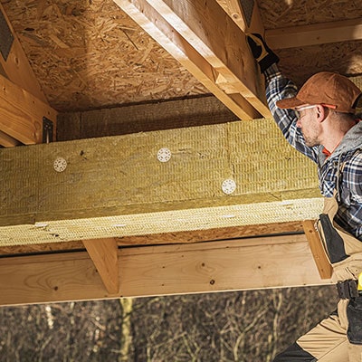 log cabin roof insulation