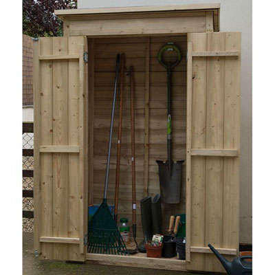3'6 x 2 Forest Tall Pent Wooden Garden Storage Tool Store
