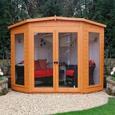The Shire Barclay 8x8 Corner Summer House
