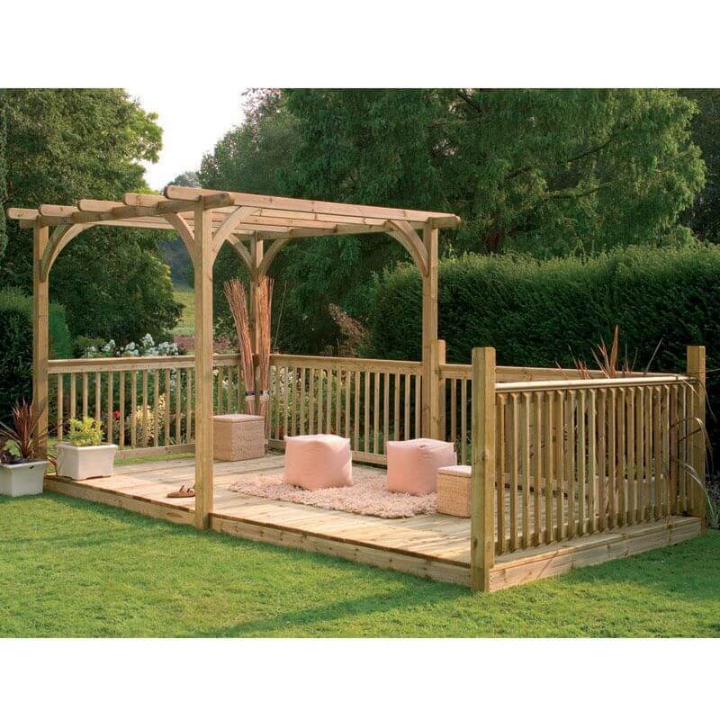 Click HERE to view the Forest Large Deck with Pergola