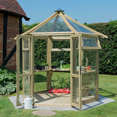 The Forest Buckingham Wooden Greenhouse